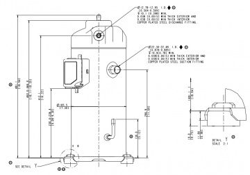 Compresor Copeland Scroll ZPD83-KCE-TFD-422
